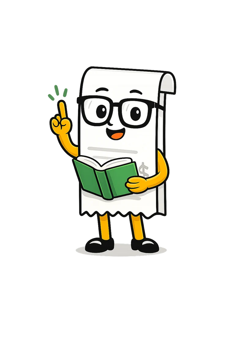 Personaje de Contaya explicando un concepto